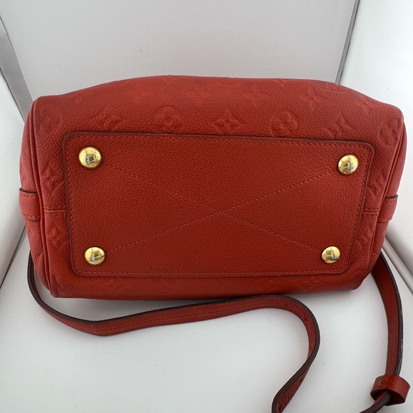 Authentic Louis Vuitton Speedy 25 Bandouliere Empriente Orange - Picture 3 of 9